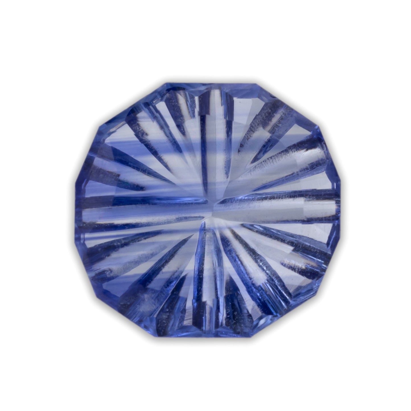 4.54ct 11.1x5x4.1mm Concave Cut Natural Cornflower Blue Sapphire