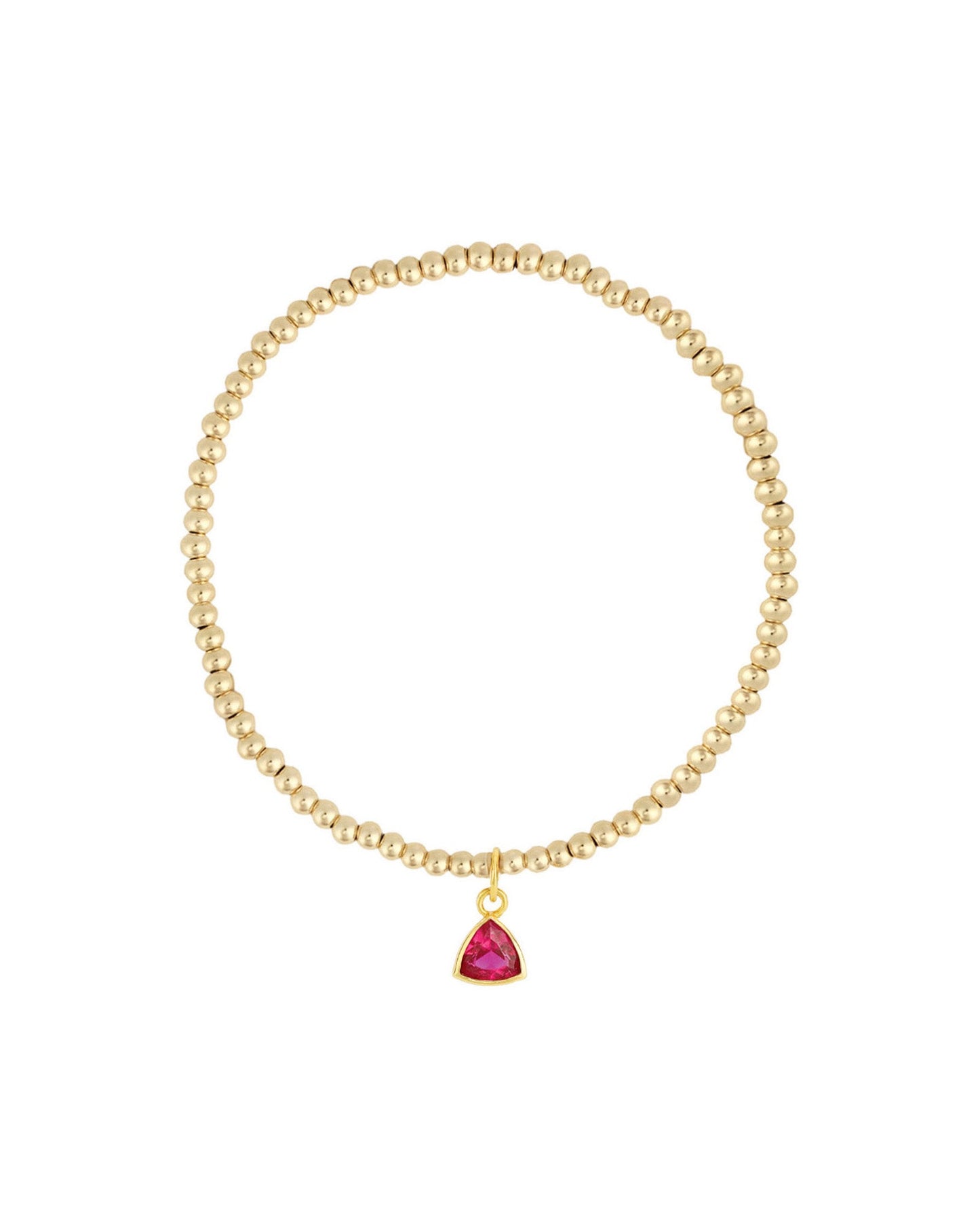 Triangle Charm Bracelet | 2.5mm