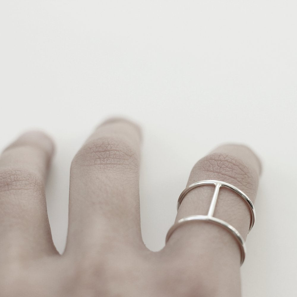 SILVER PERSONAL ARMOR 02 RING