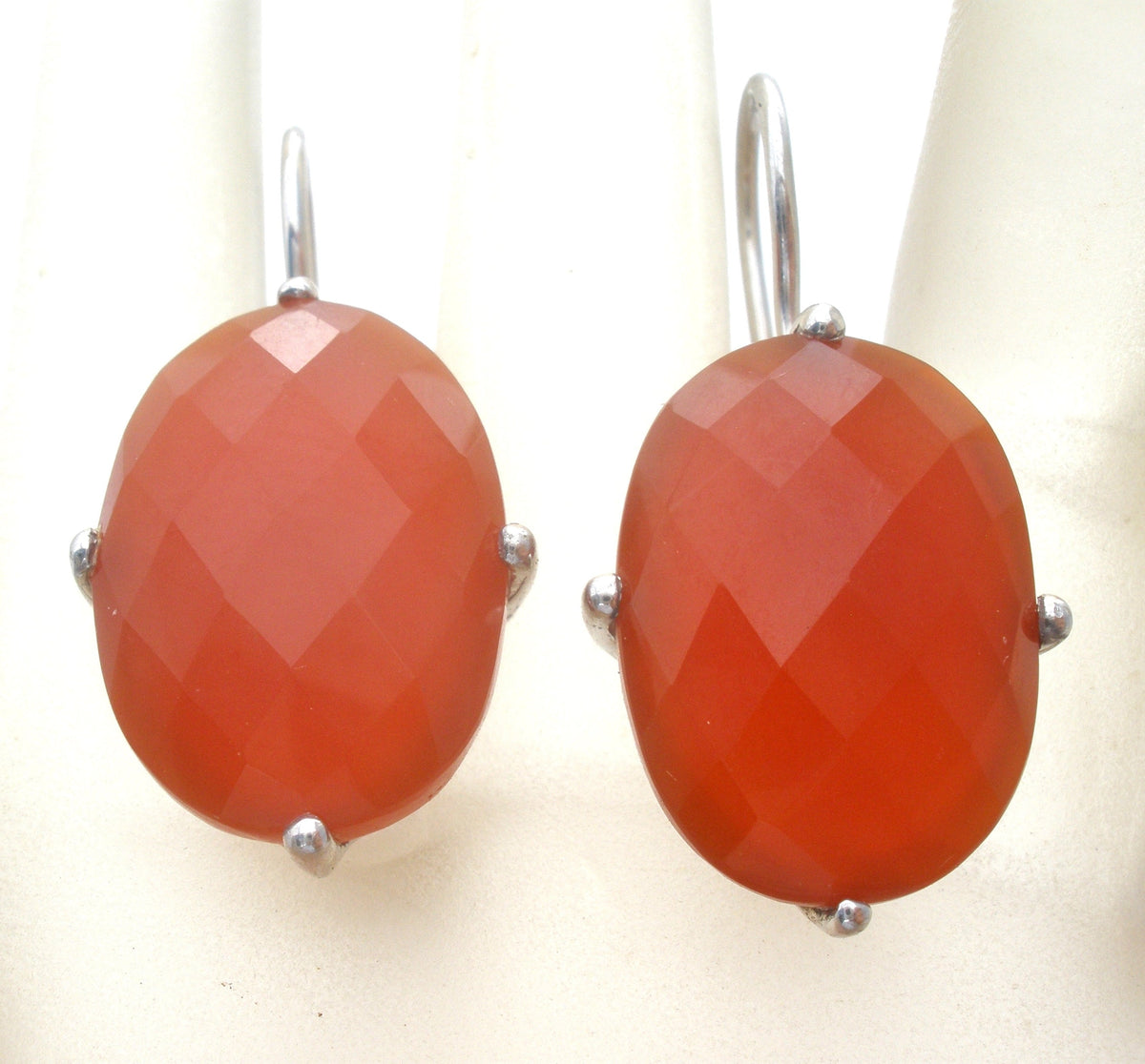 Carnelian Pierced Dangle Earrings