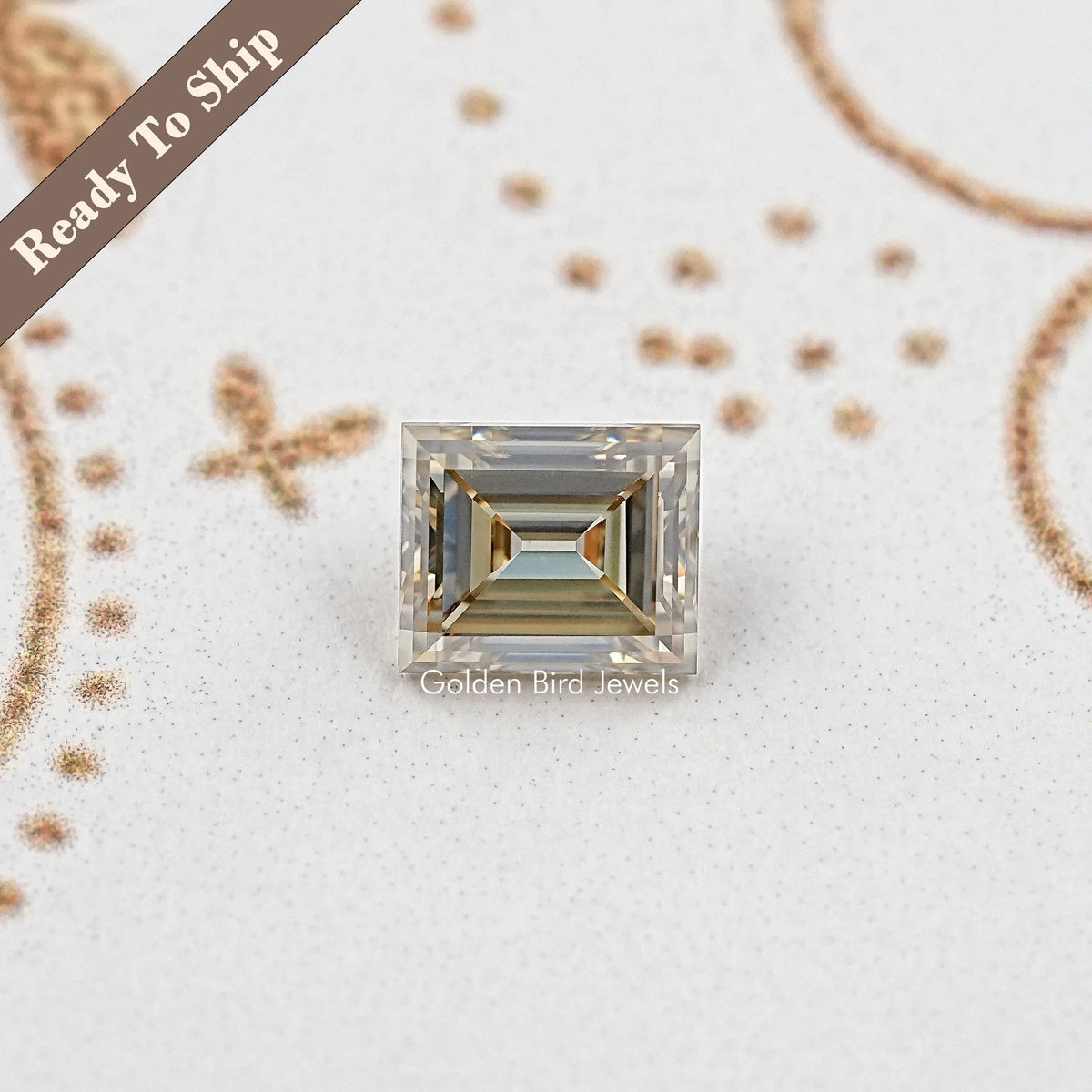 3.45 CT Carre Cut Moissanite Loose Stone