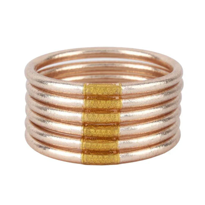 BuDhaGirl All Weather Bangles-Serenity Prayer (Set of 6)