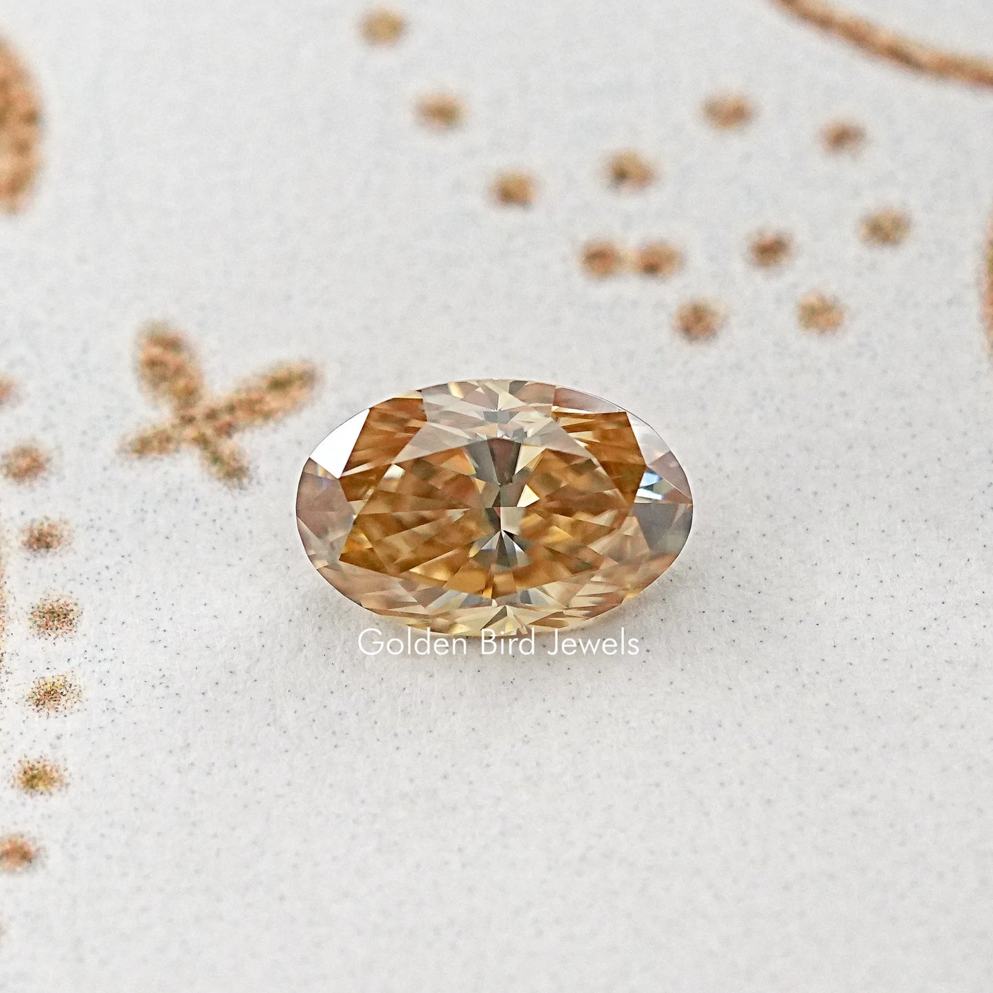 Crushed Ice Oval Moissanite Loose Stone