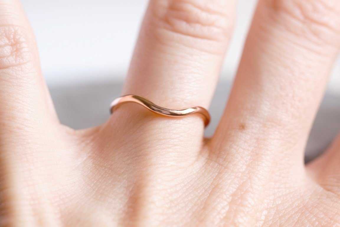 Curved Wedding Band