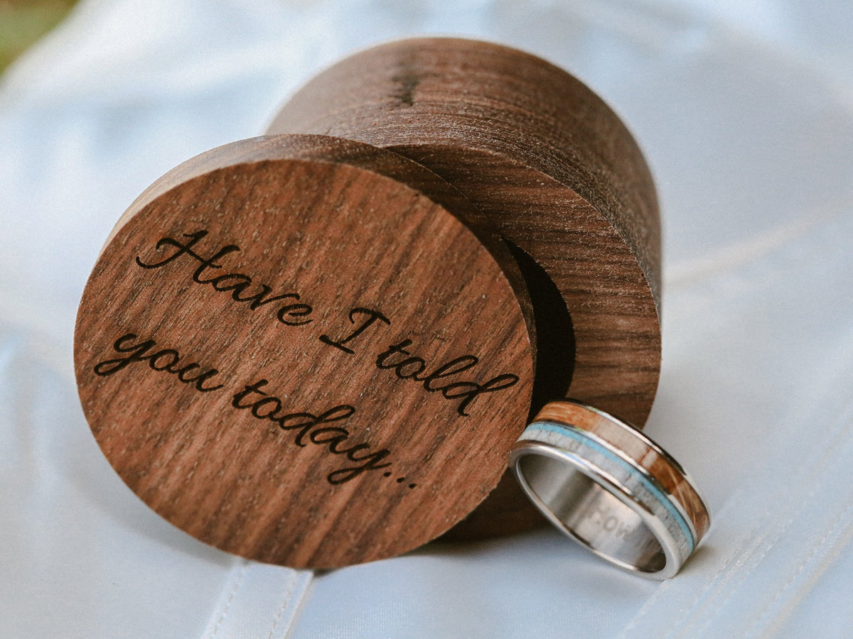 Custom Engraved Ring Box