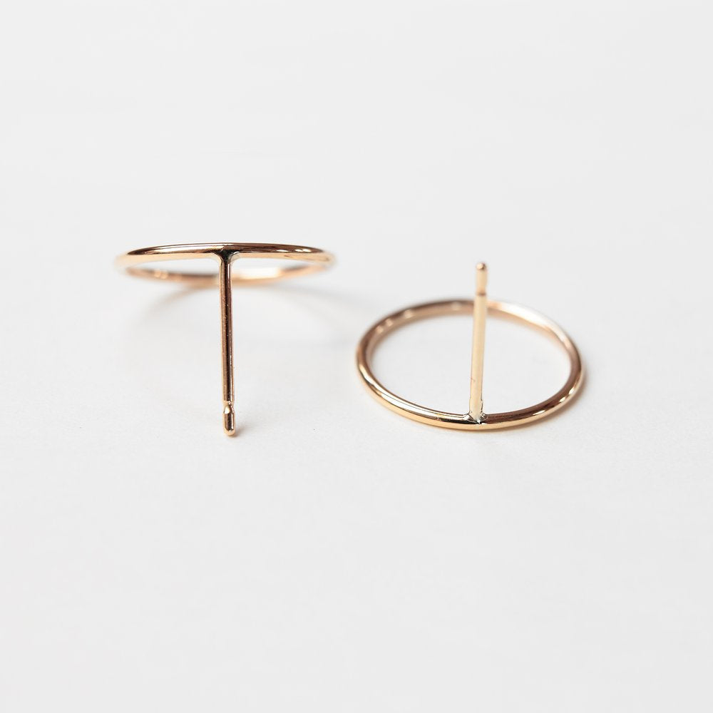 GOLD CIRCLES EARRINGS