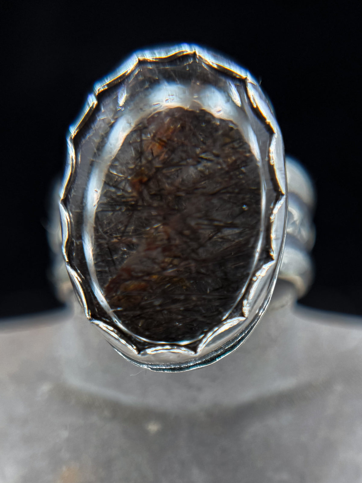 Northern Attitude Tourmalated Quartz Ring