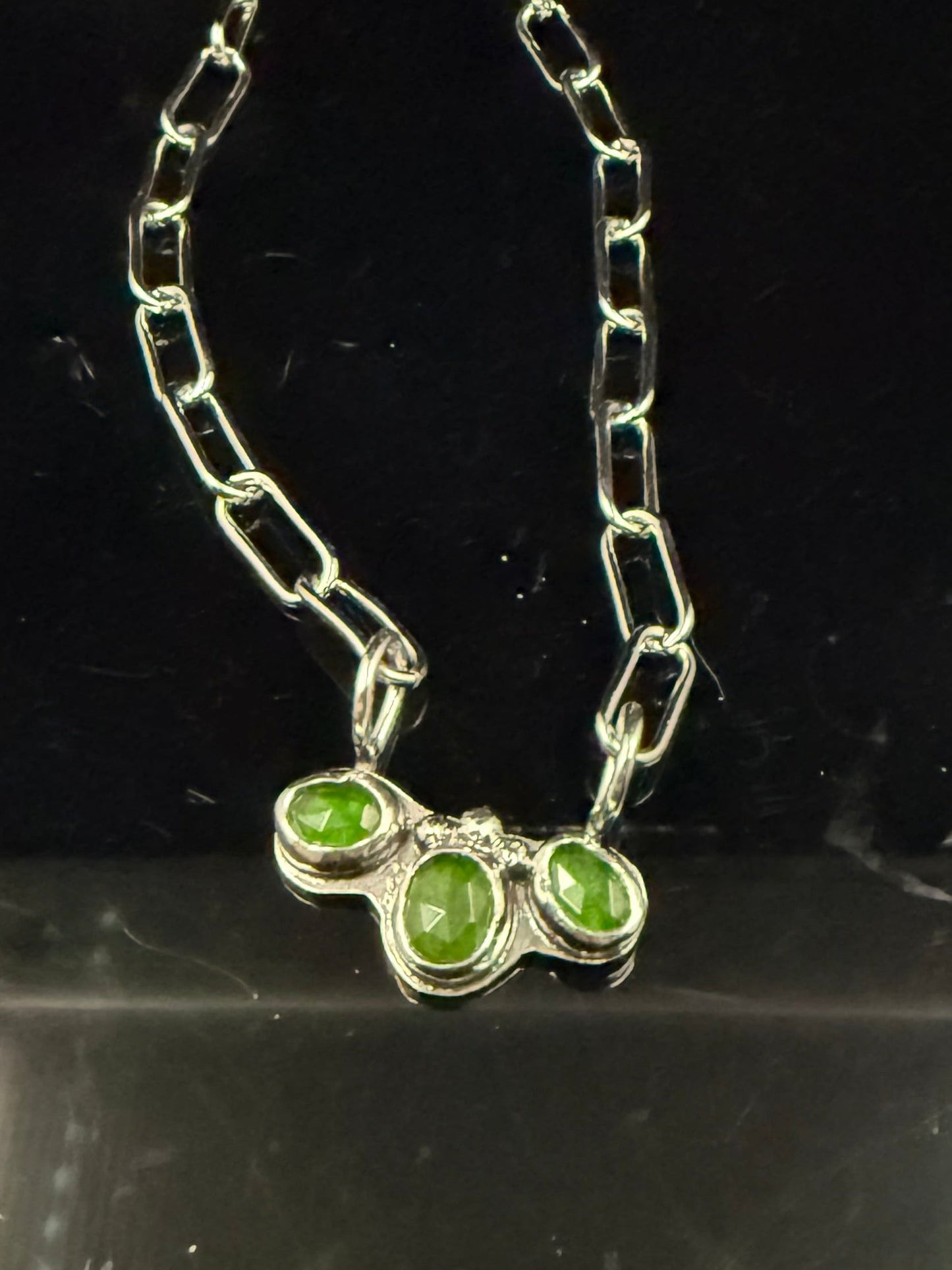 Topside Chrome Diopside Necklace