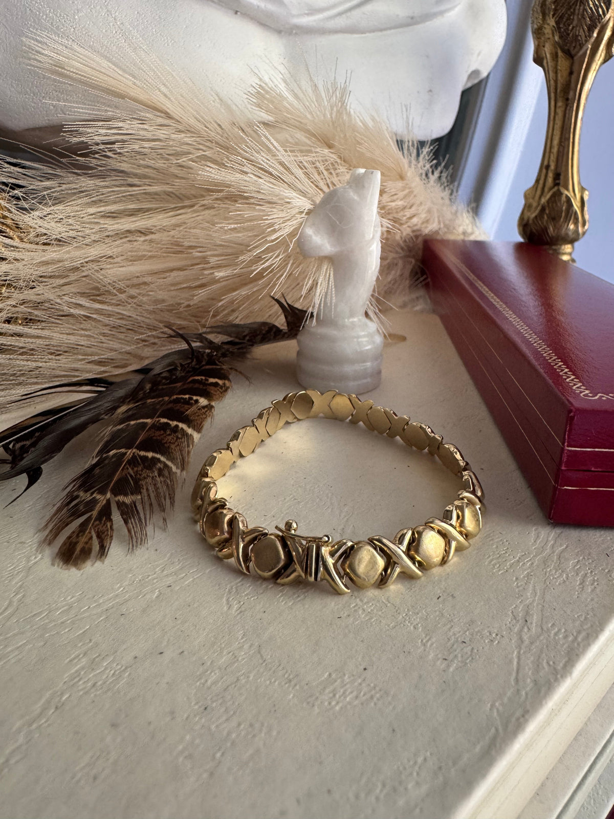Vintage 14k “XOXO” Bracelet