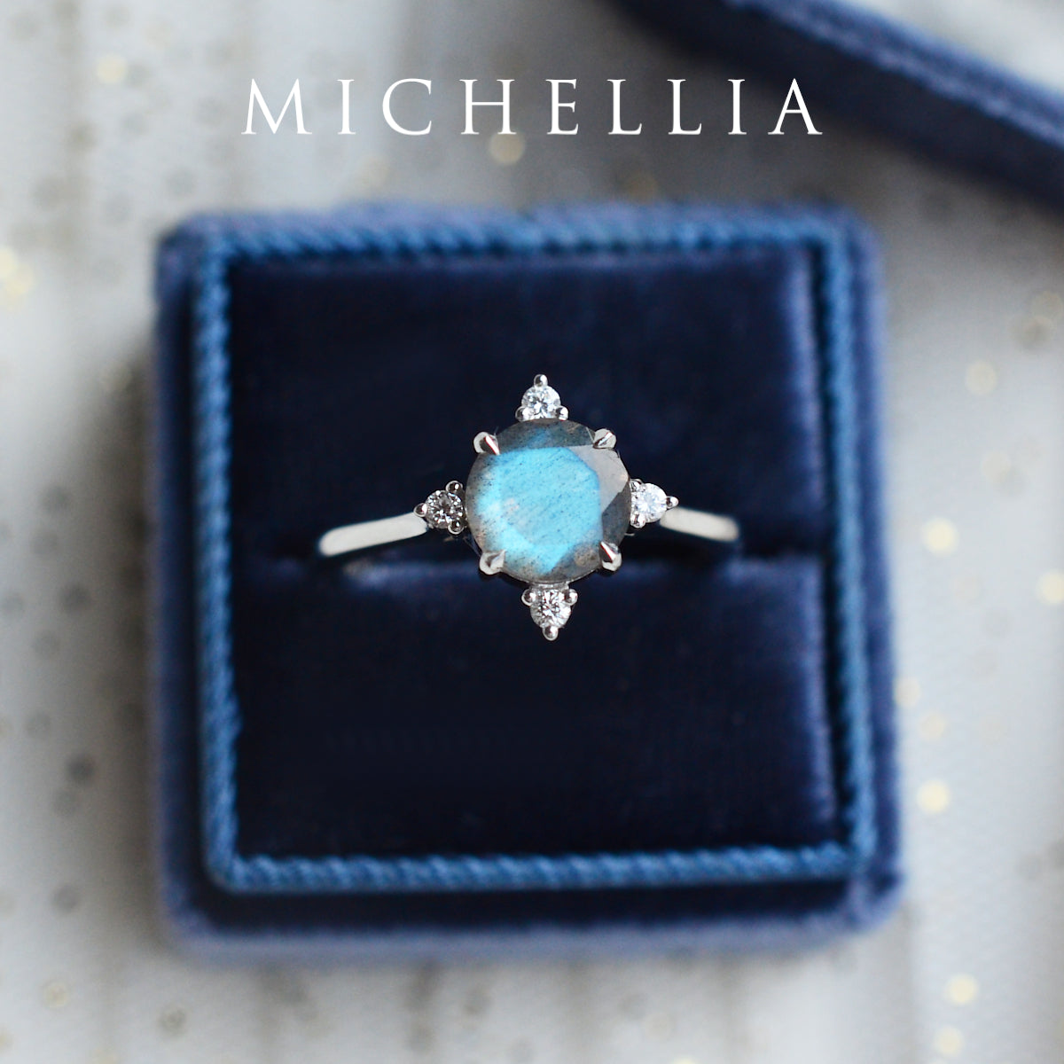 [Polaris] North Star Ring in Labradorite