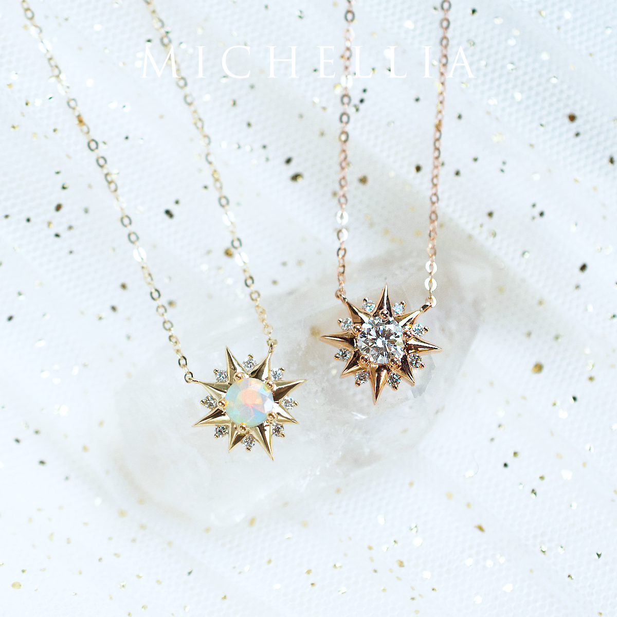 [Astra] Starlight Necklace in Australian Opal
