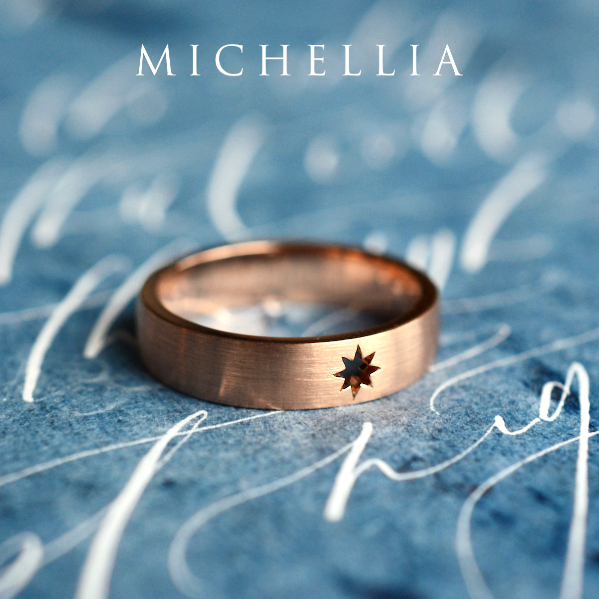 [Alexis] Men's Starlight Wedding Band