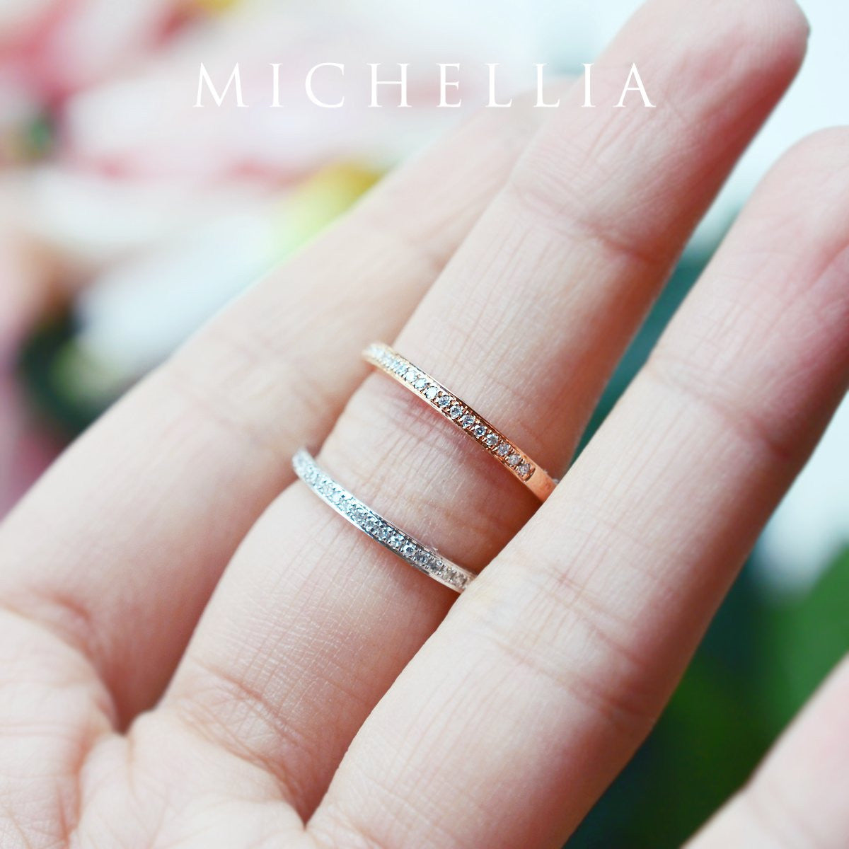[Ella] Modern Classic Eternity Diamond Band