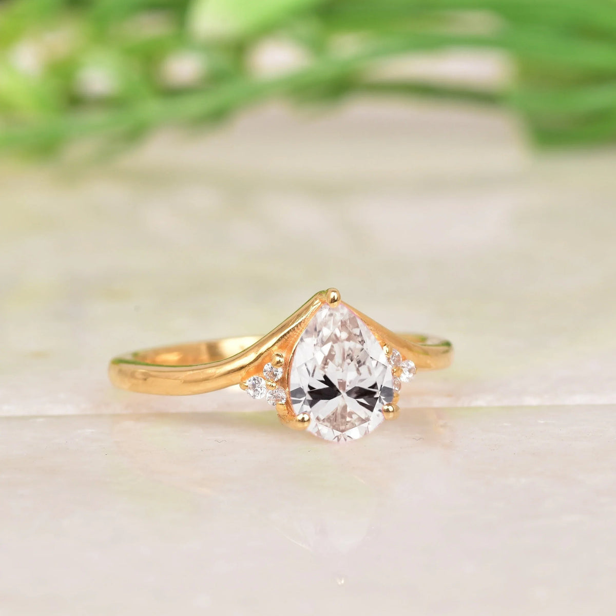 Moissanite Engagement Ring