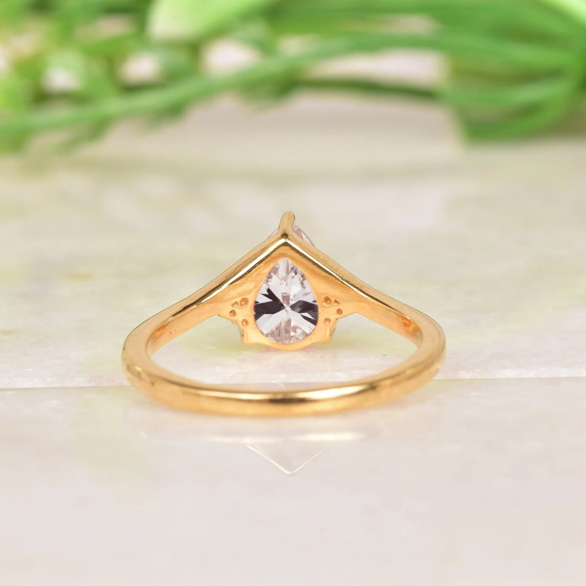 Moissanite Engagement Ring