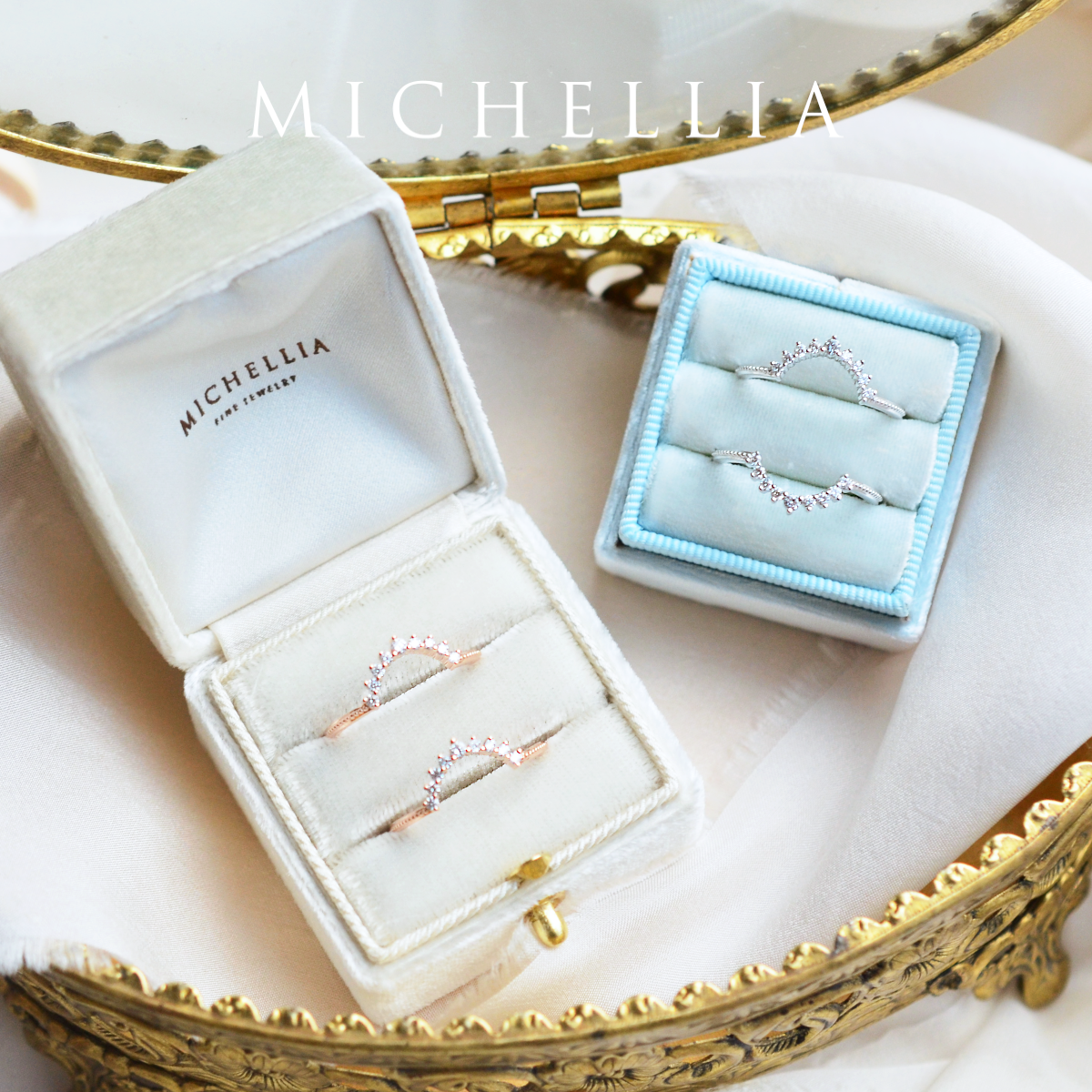 [Lunette] 9-Diamond Classic Wide Crown Band