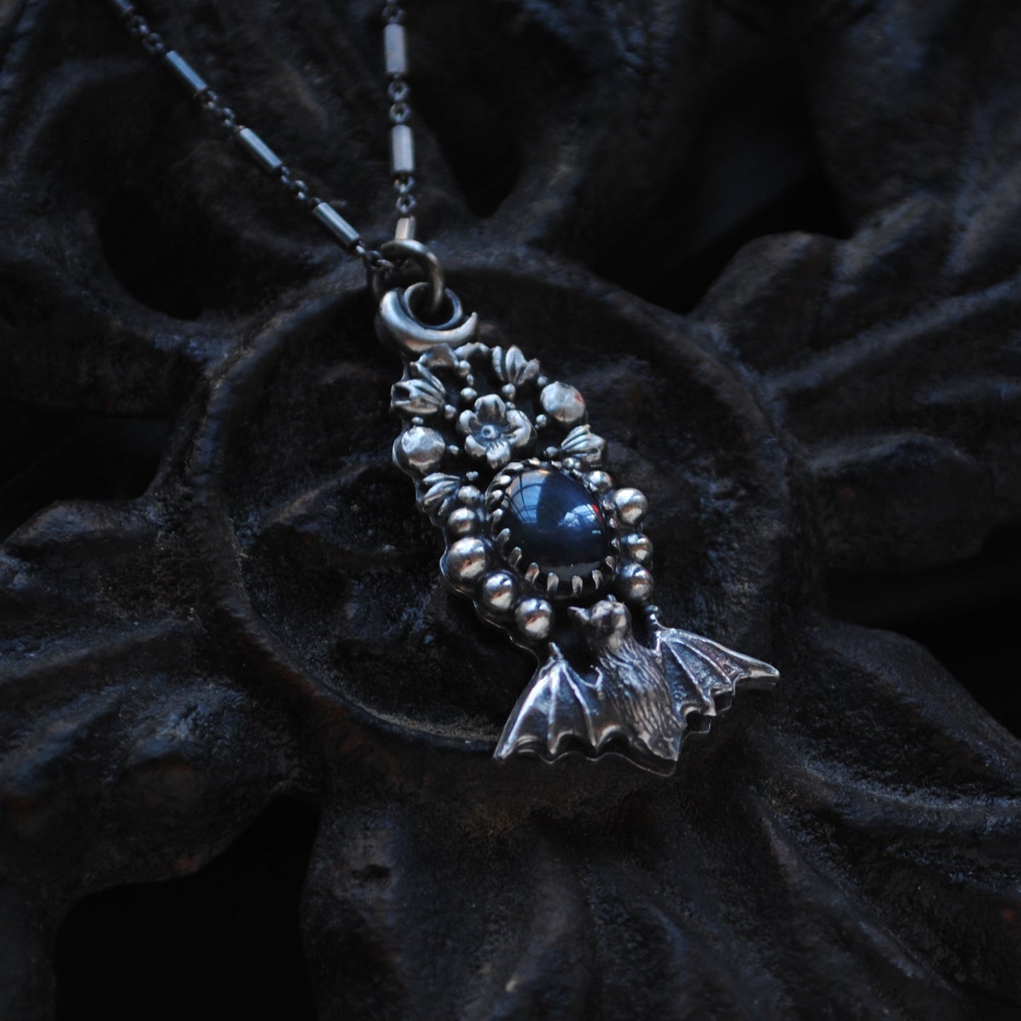 Pendant - Blue Star Sapphire, Upon Blue Starlight
