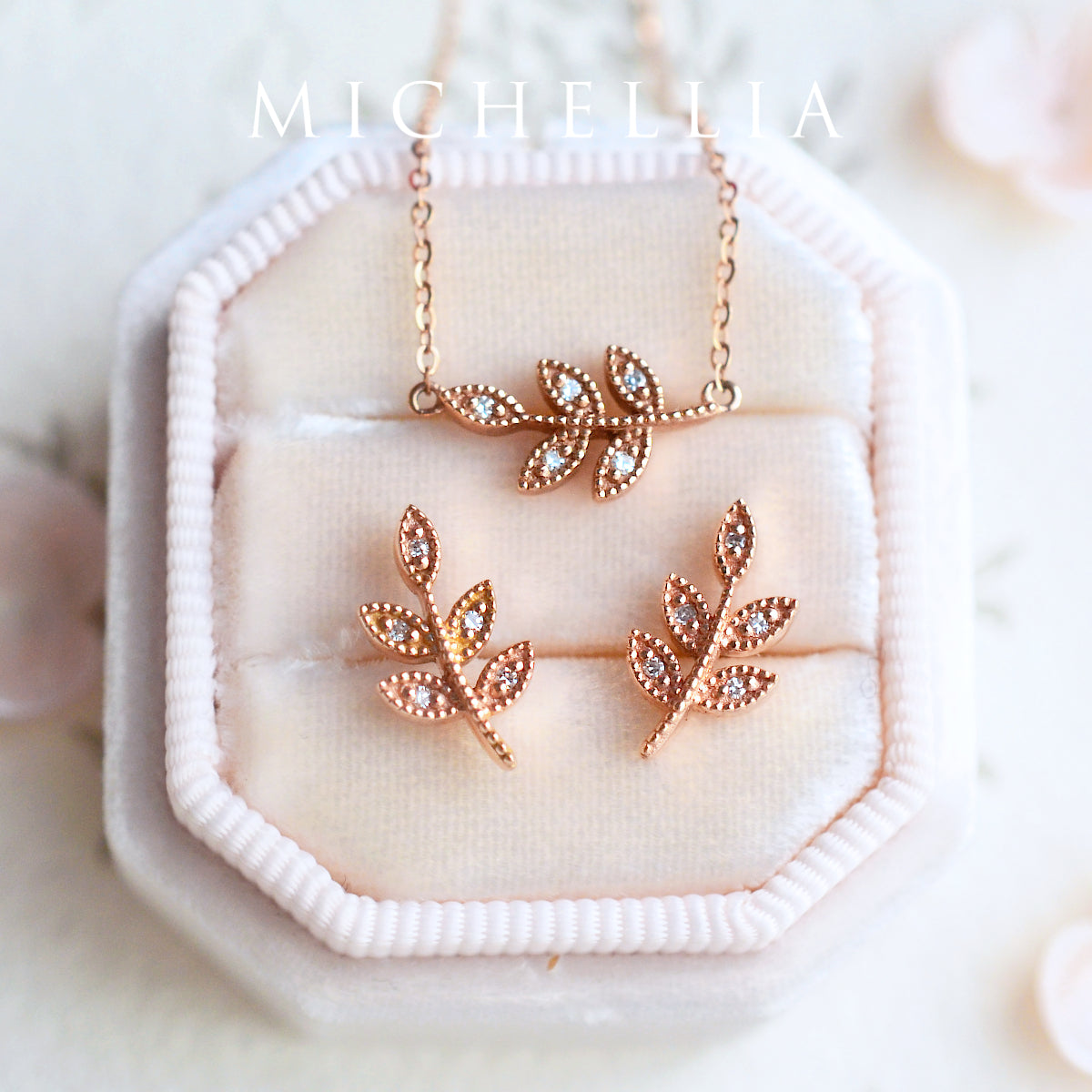 [Viridis] Petite Leaf Necklace