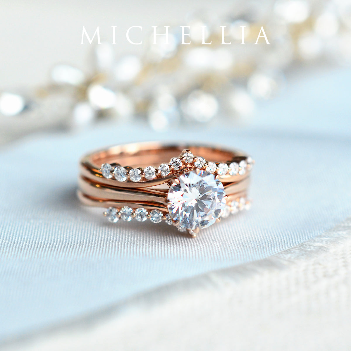 [Victoria] Classic Crown Solitaire Engagement Ring in Diamond / Moissanite