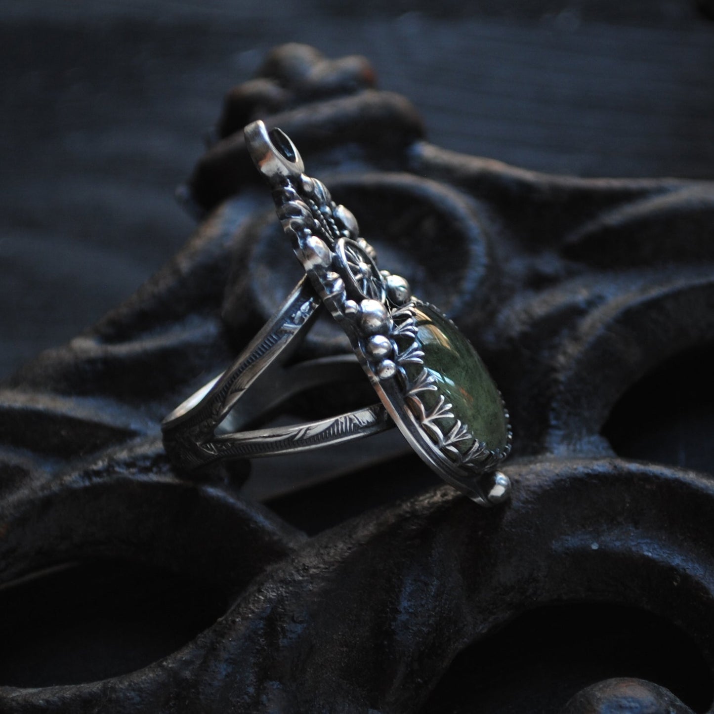 Size 6.75 - Moonlight Upon Emerald Moss