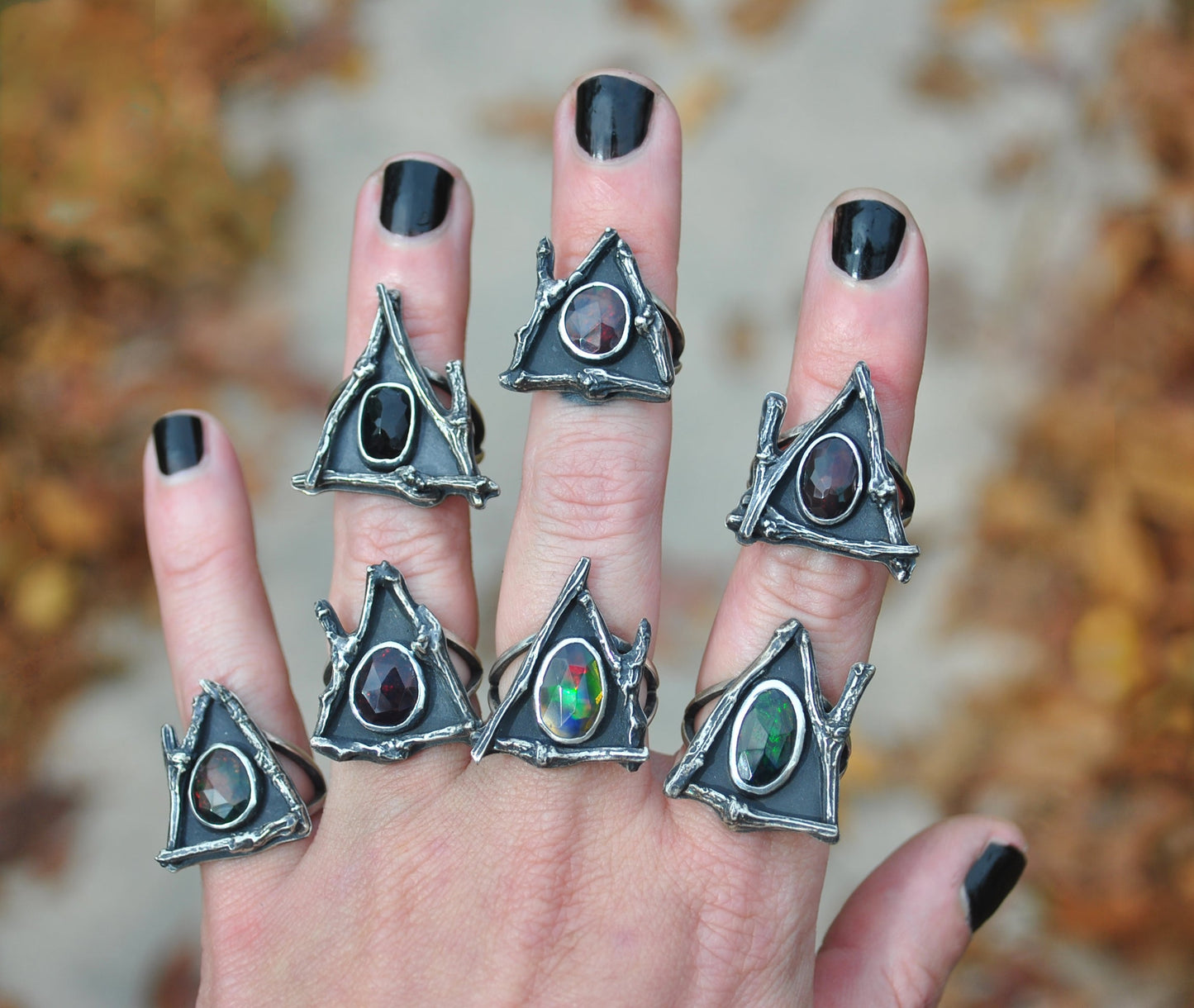 BLEMISHED - Size 8, Mini October House, Black Opal