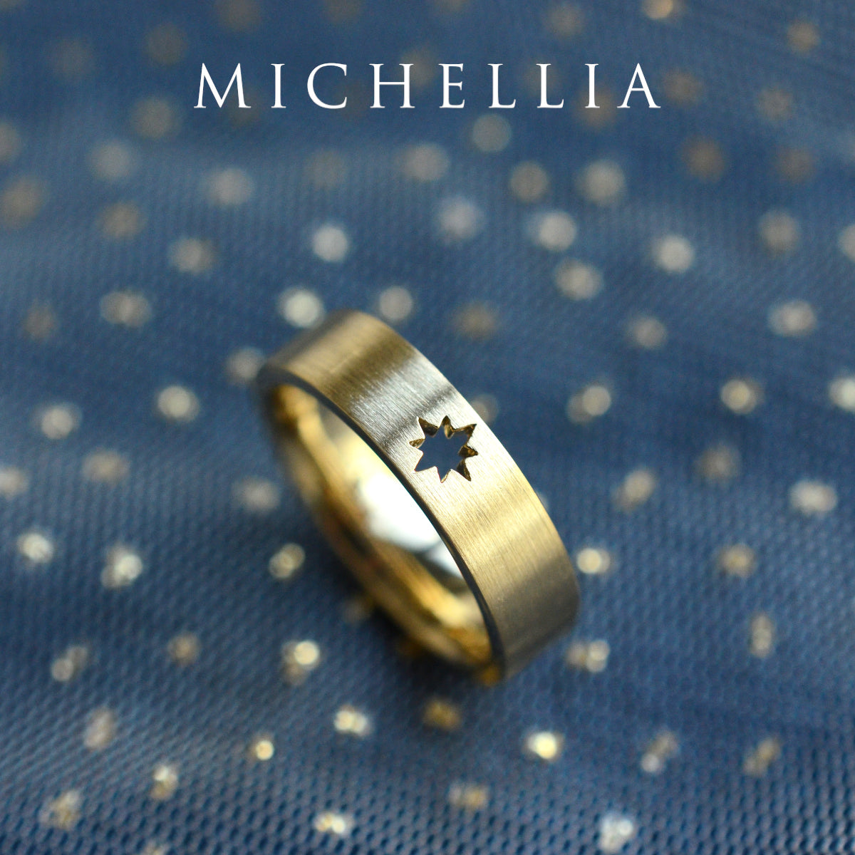 [Alexis] Men's Starlight Wedding Band
