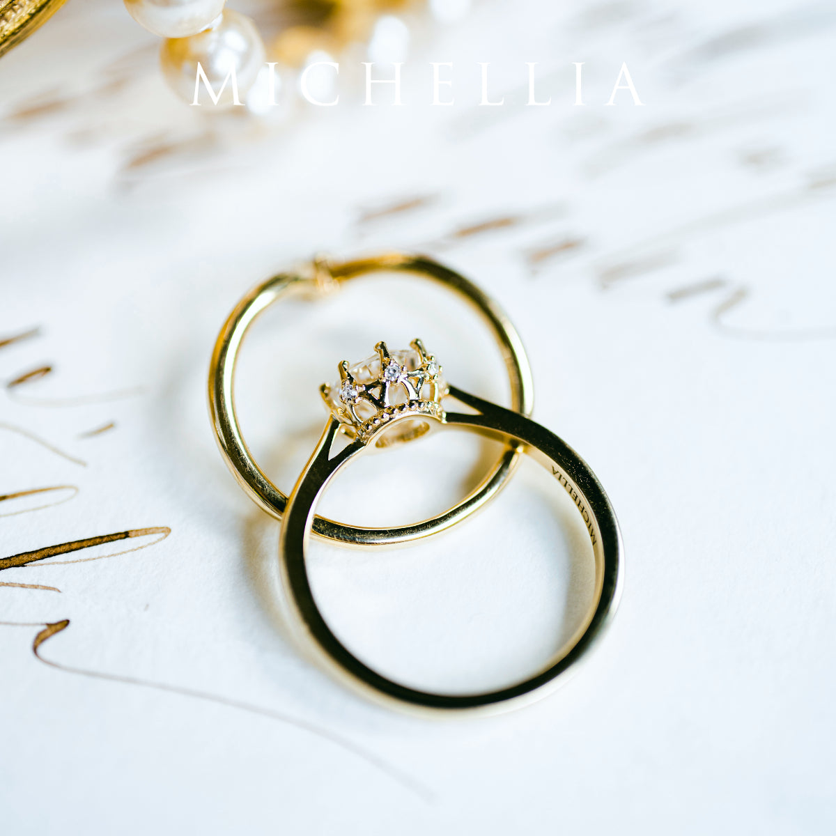 [Cassandra] Vintage Crown Solitaire Ring in Opal