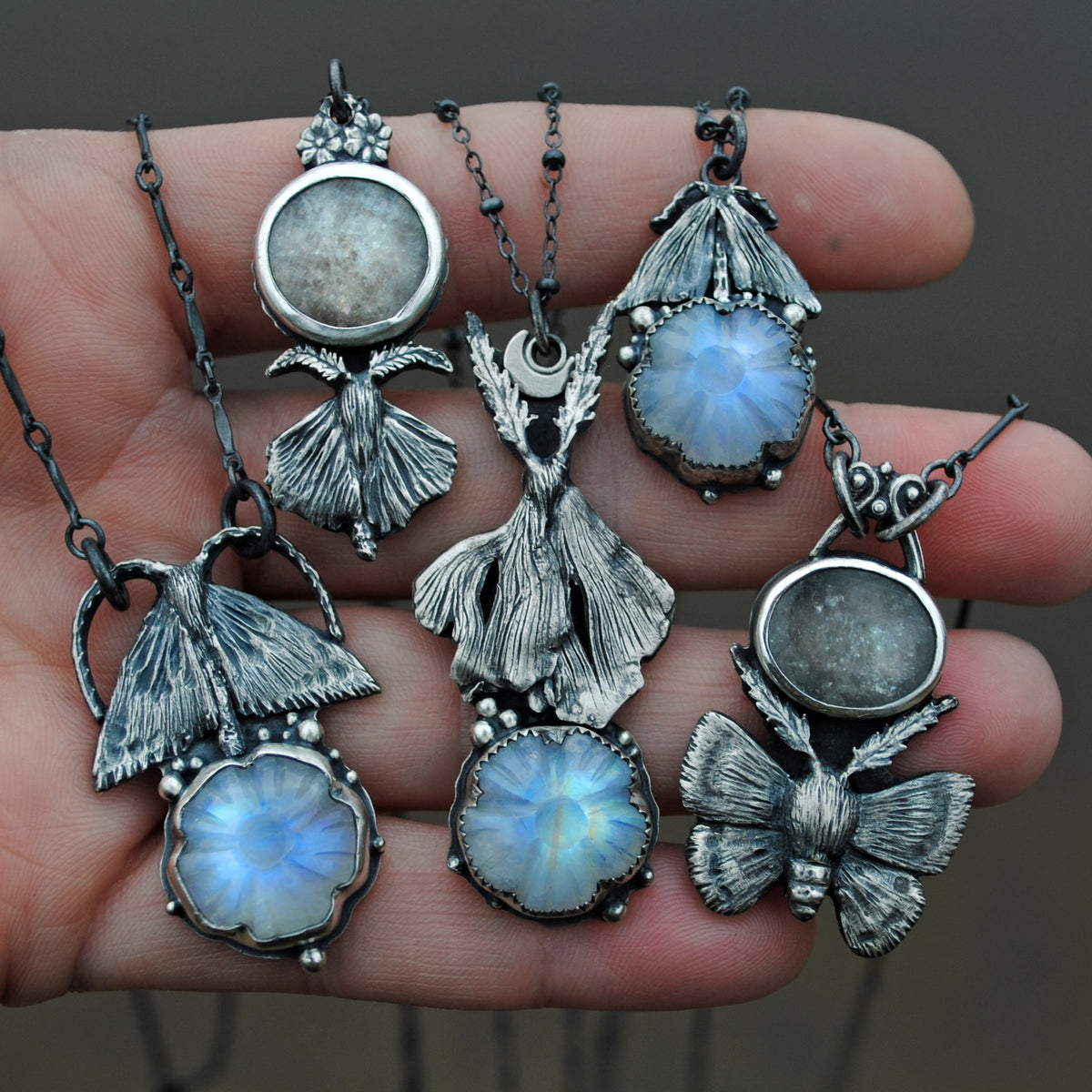Pendant - Upon Moth Wings
