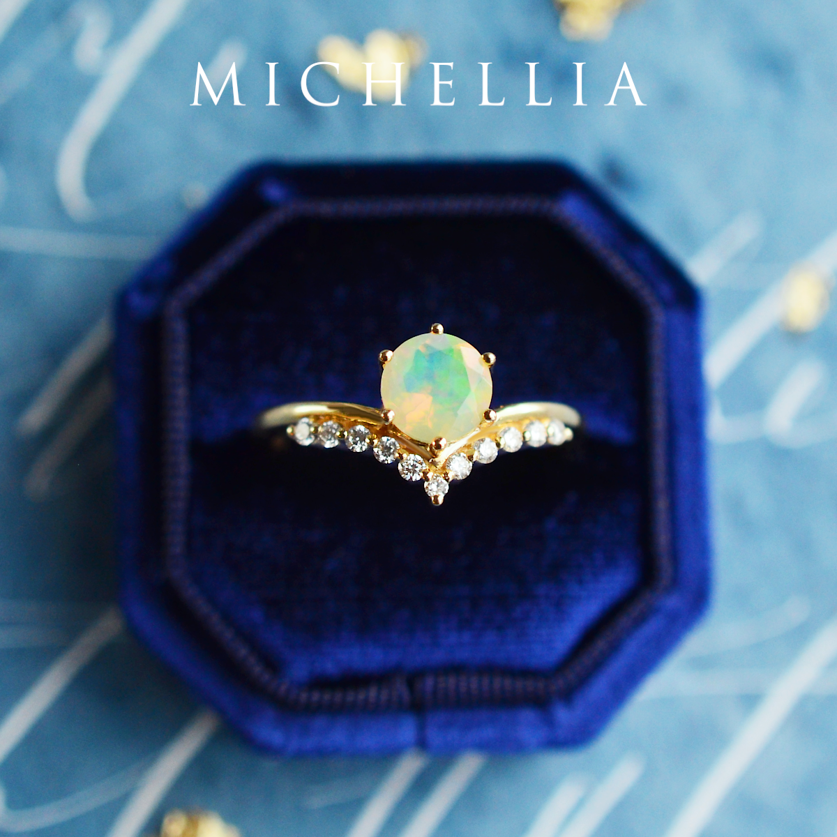 [Diane] Moonwake Ring in Opal