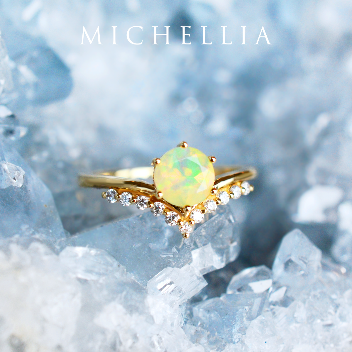 [Diane] Moonwake Ring in Opal