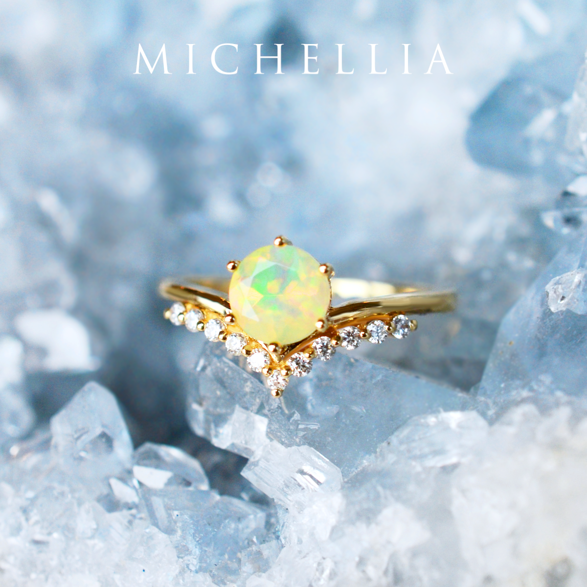[Diane] Moonwake Ring in Opal
