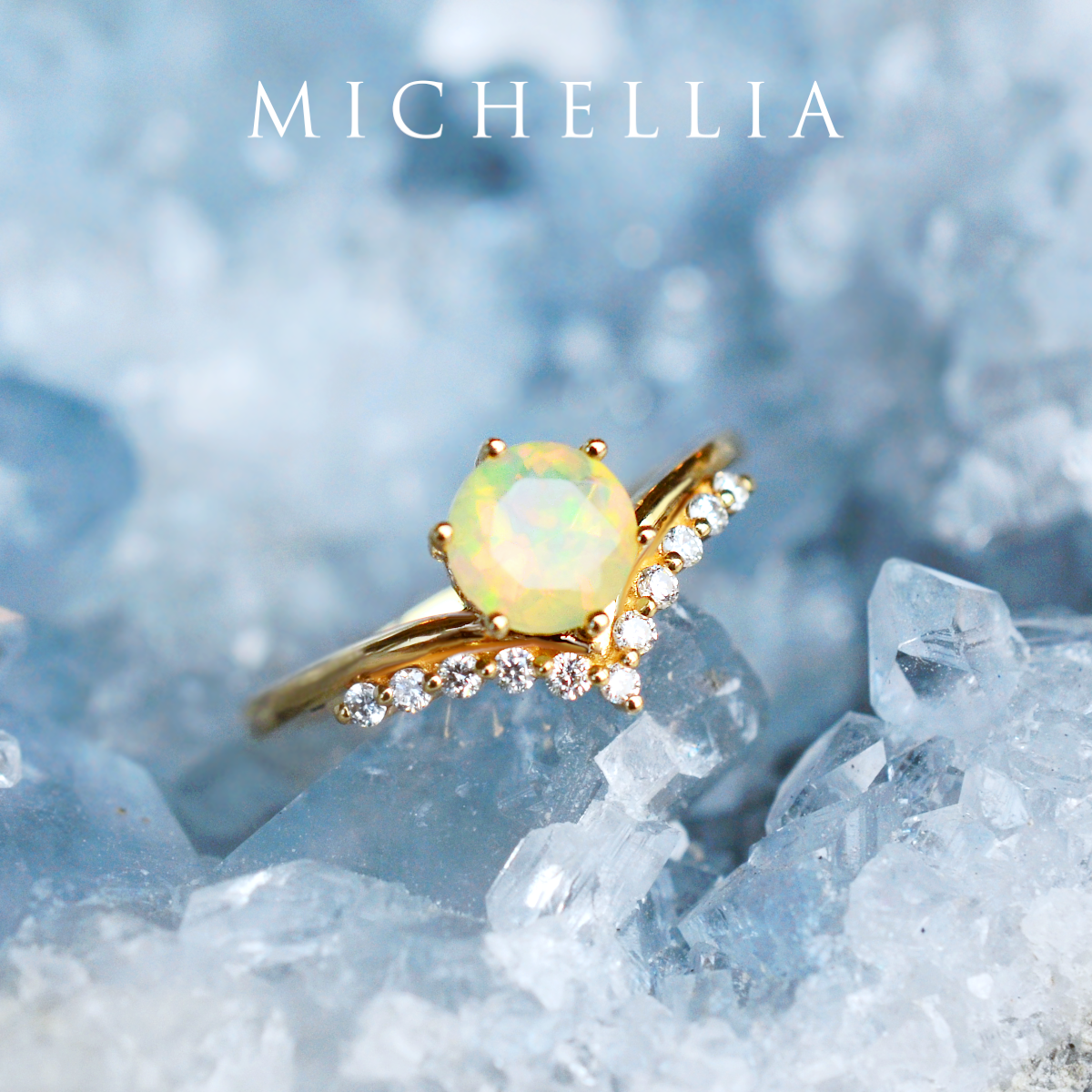 [Diane] Moonwake Ring in Opal