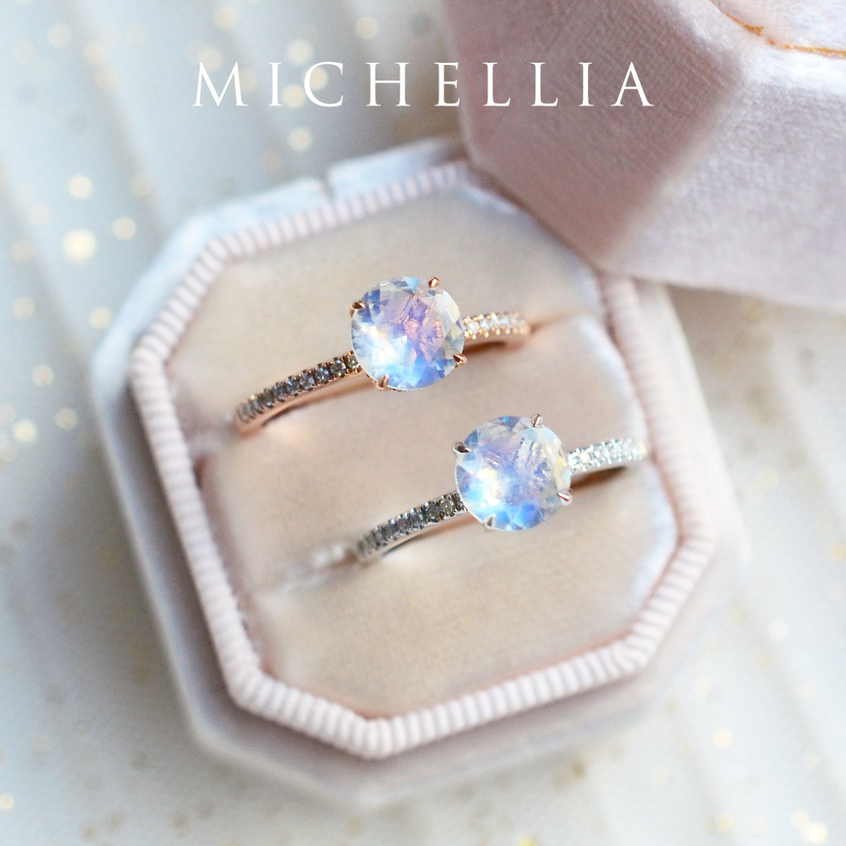 [Celia] Modern Classic Solitaire Ring in Aquamarine