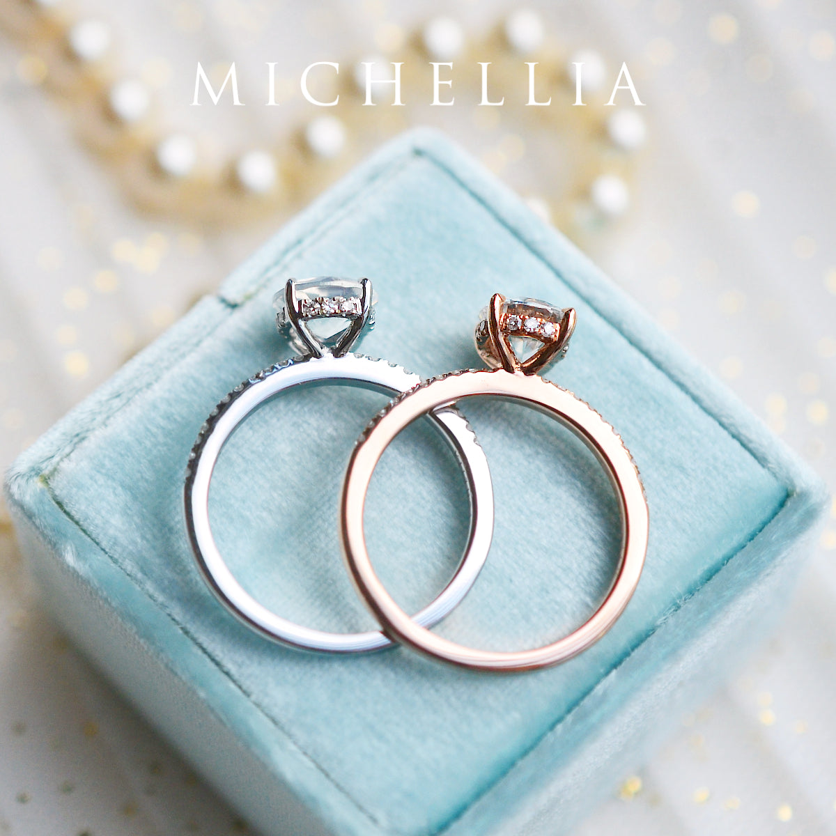 [Celia] Modern Classic Solitaire Ring in Moonstone