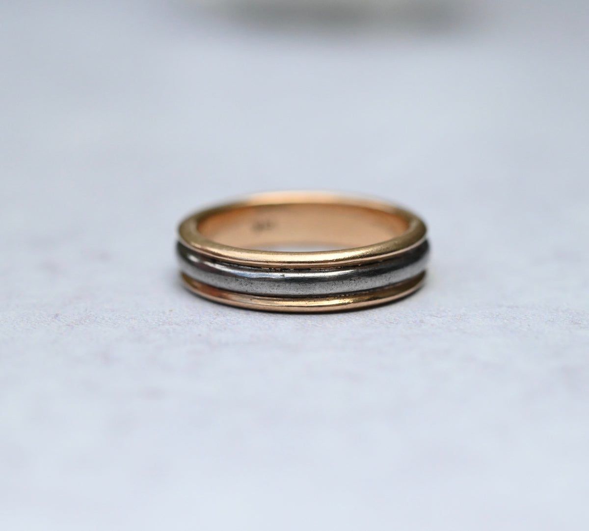 High Polish Meteorite & 14k Gold Ring - Made To Order