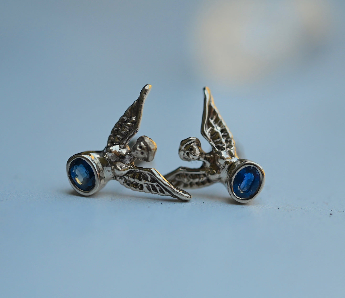 14k Gold Harpy Studs Setting- Made to Order