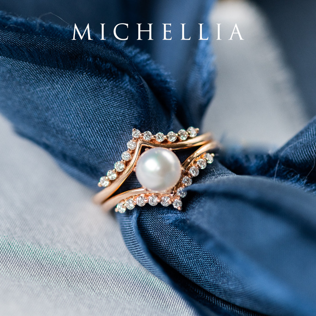 [Diane] Moonwake Ring in Akoya Pearl