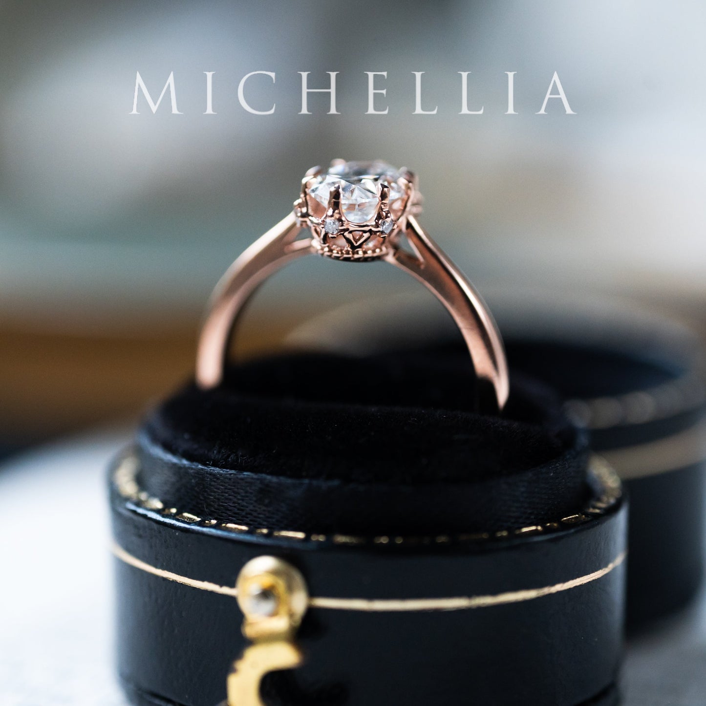 [Cassandra] IGI Certified 1.20 ct Oval Brilliant Diamond Vintage Crown Engagement Ring, One of A Kind & Ready-to-Ship