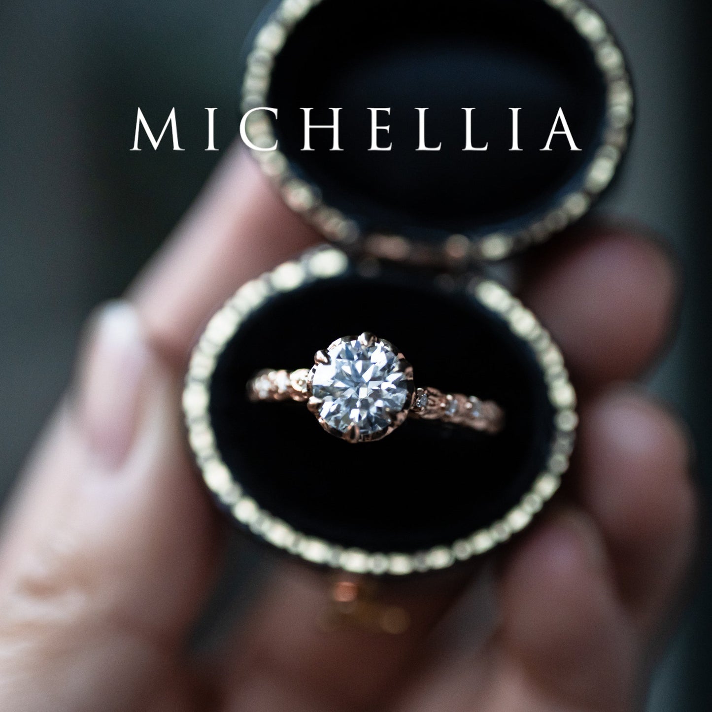 [Eliora] IGI Certified 1.5 ct Diamond Vintage Regency Crown Solitaire Engagement Ring