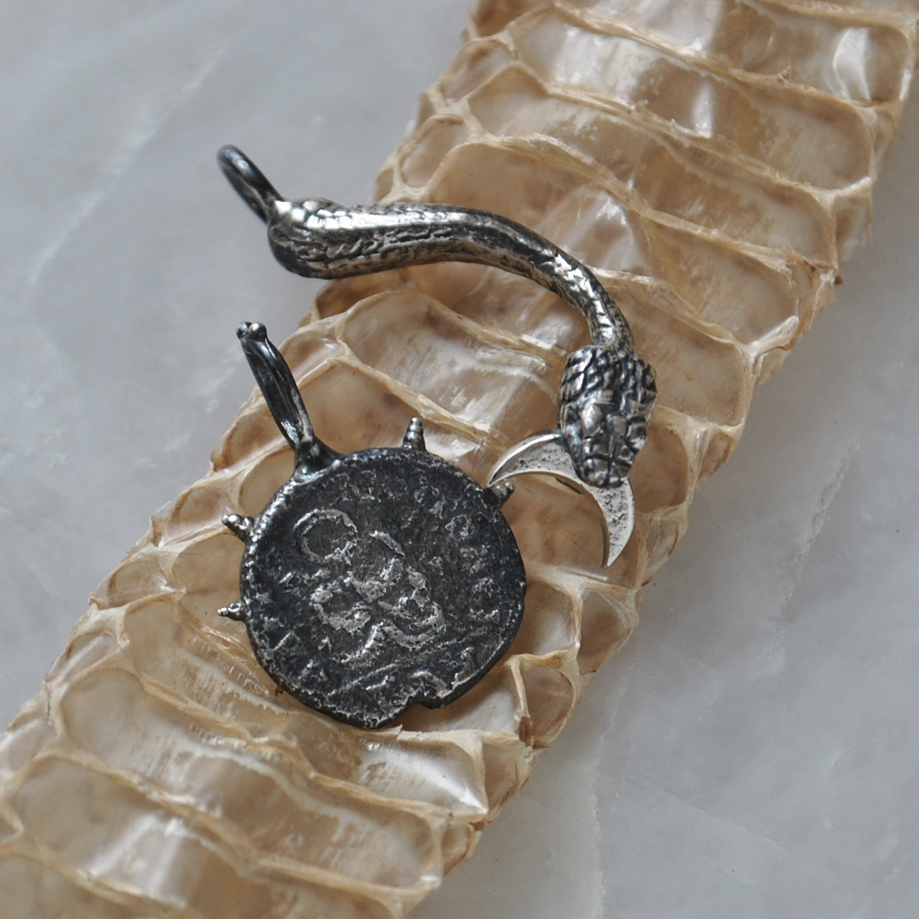 Snake Charm, PAIR, Snake God coin and Eating the Moon
