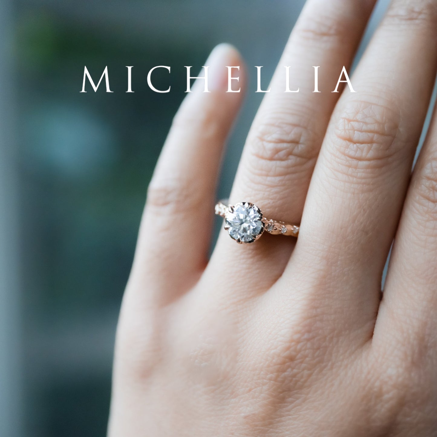 [Eliora] IGI Certified 1.5 ct Diamond Vintage Regency Crown Solitaire Engagement Ring