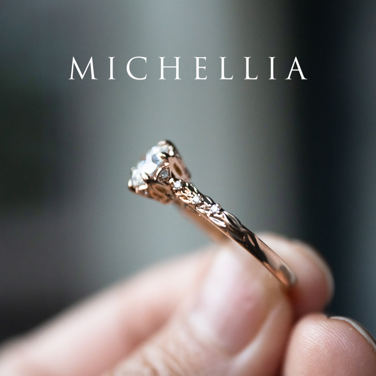 [Eliora] IGI Certified 1.5 ct Diamond Vintage Regency Crown Solitaire Engagement Ring