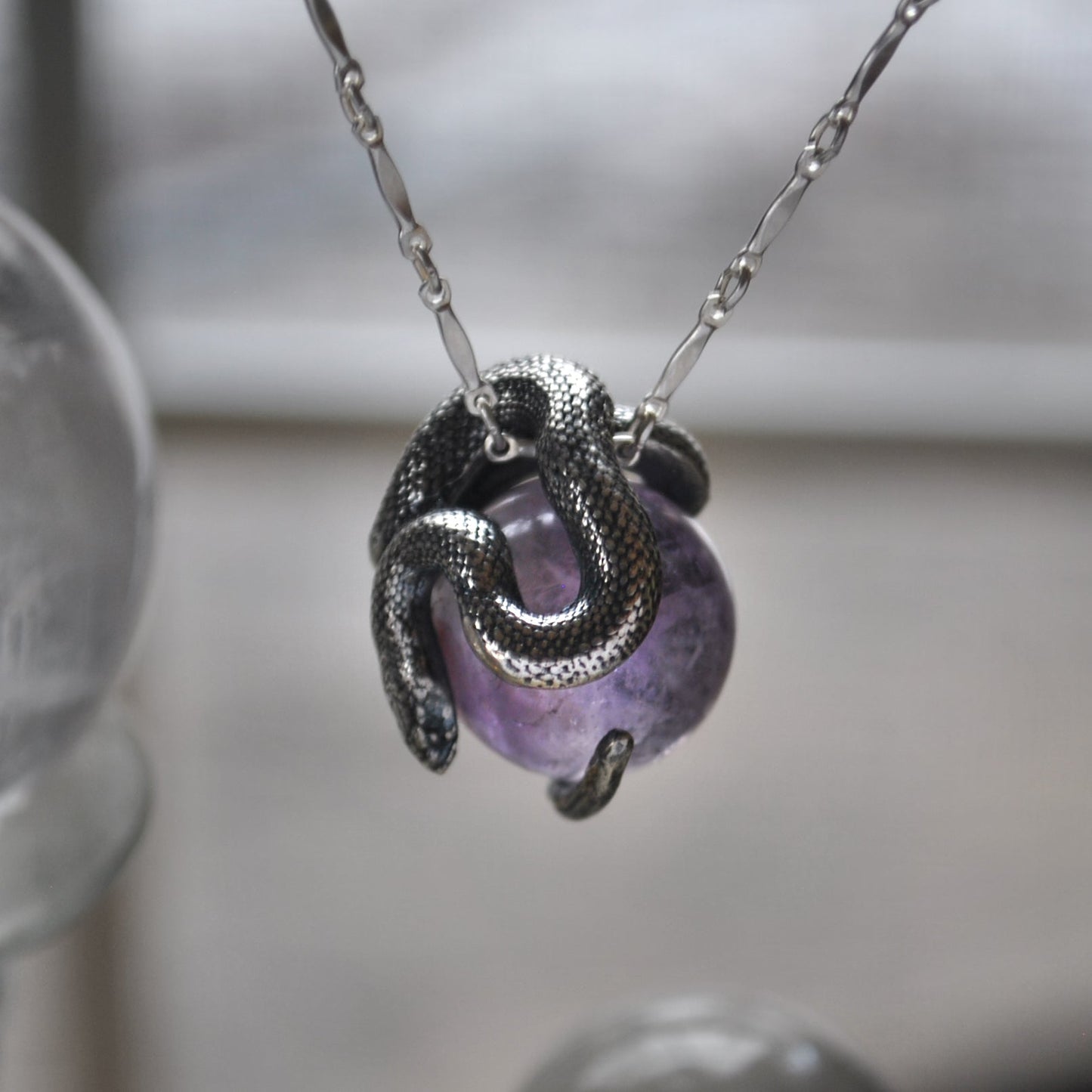 Snake Guardian - Amethyst