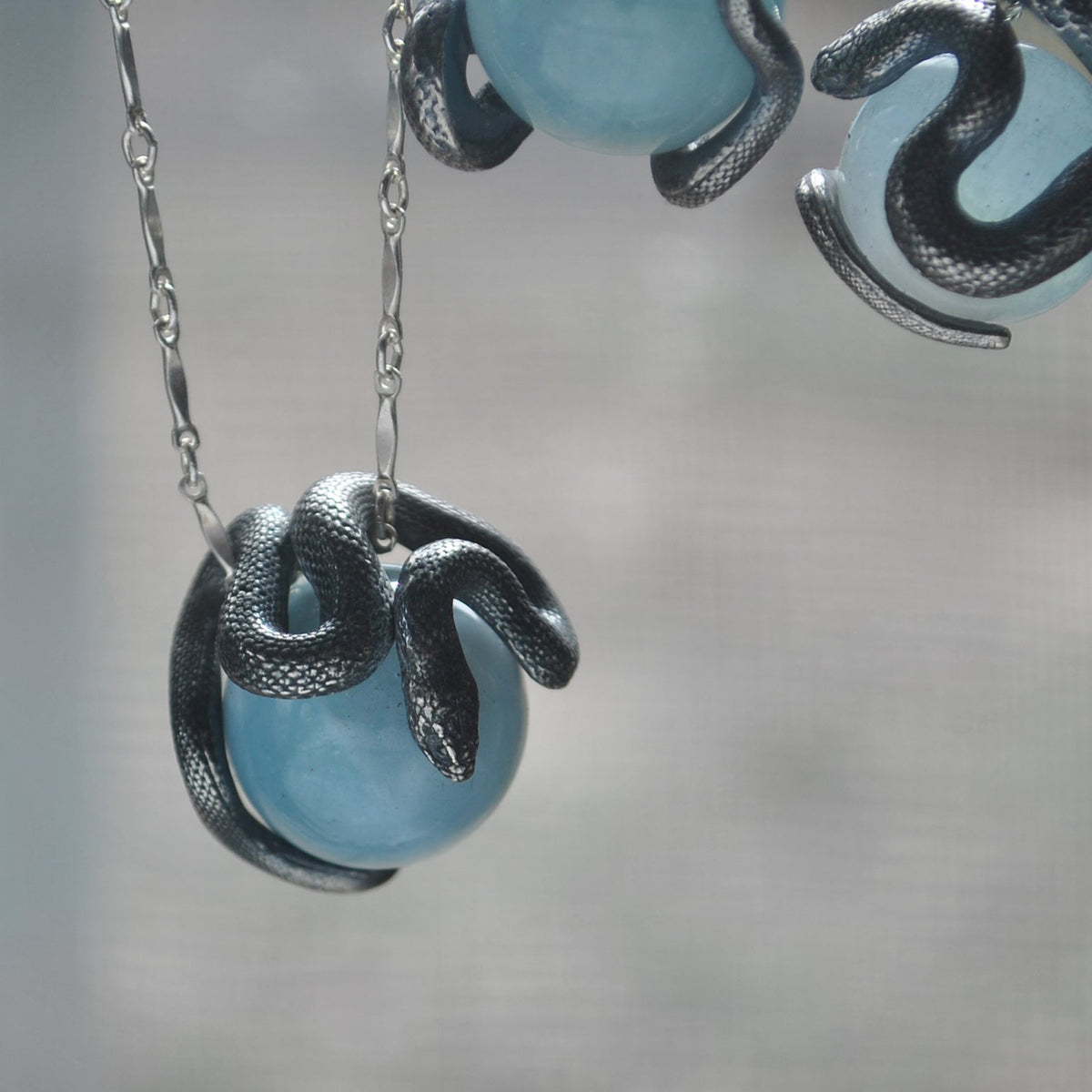 Snake Guardian - Aquamarine