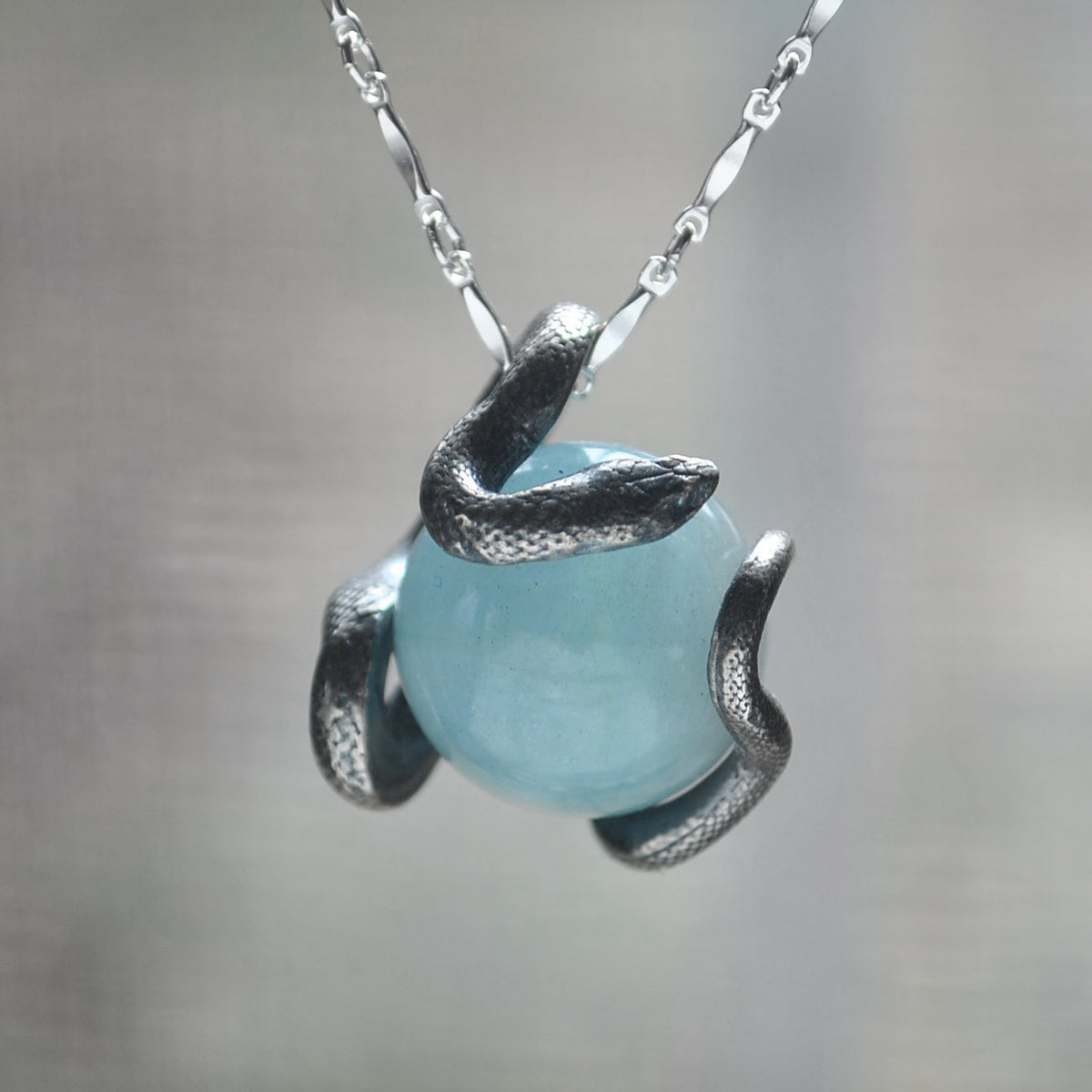 Snake Guardian - Aquamarine