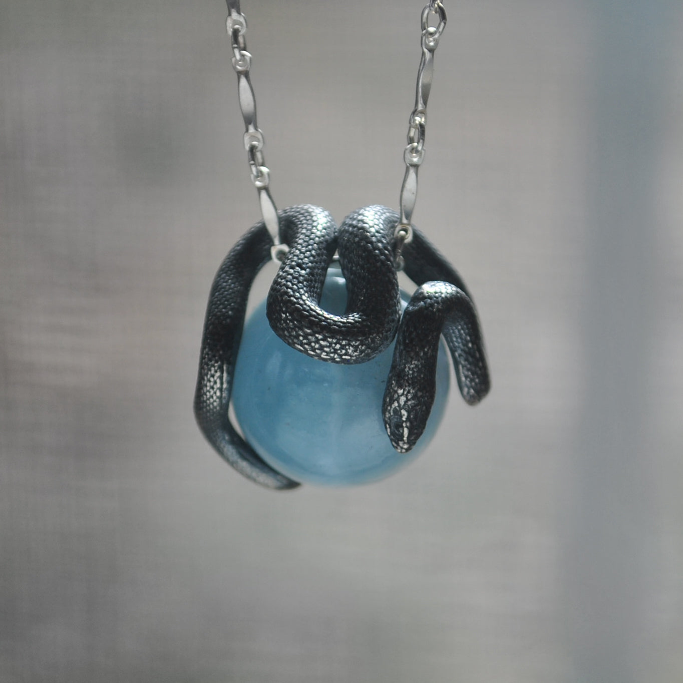 Snake Guardian - Aquamarine