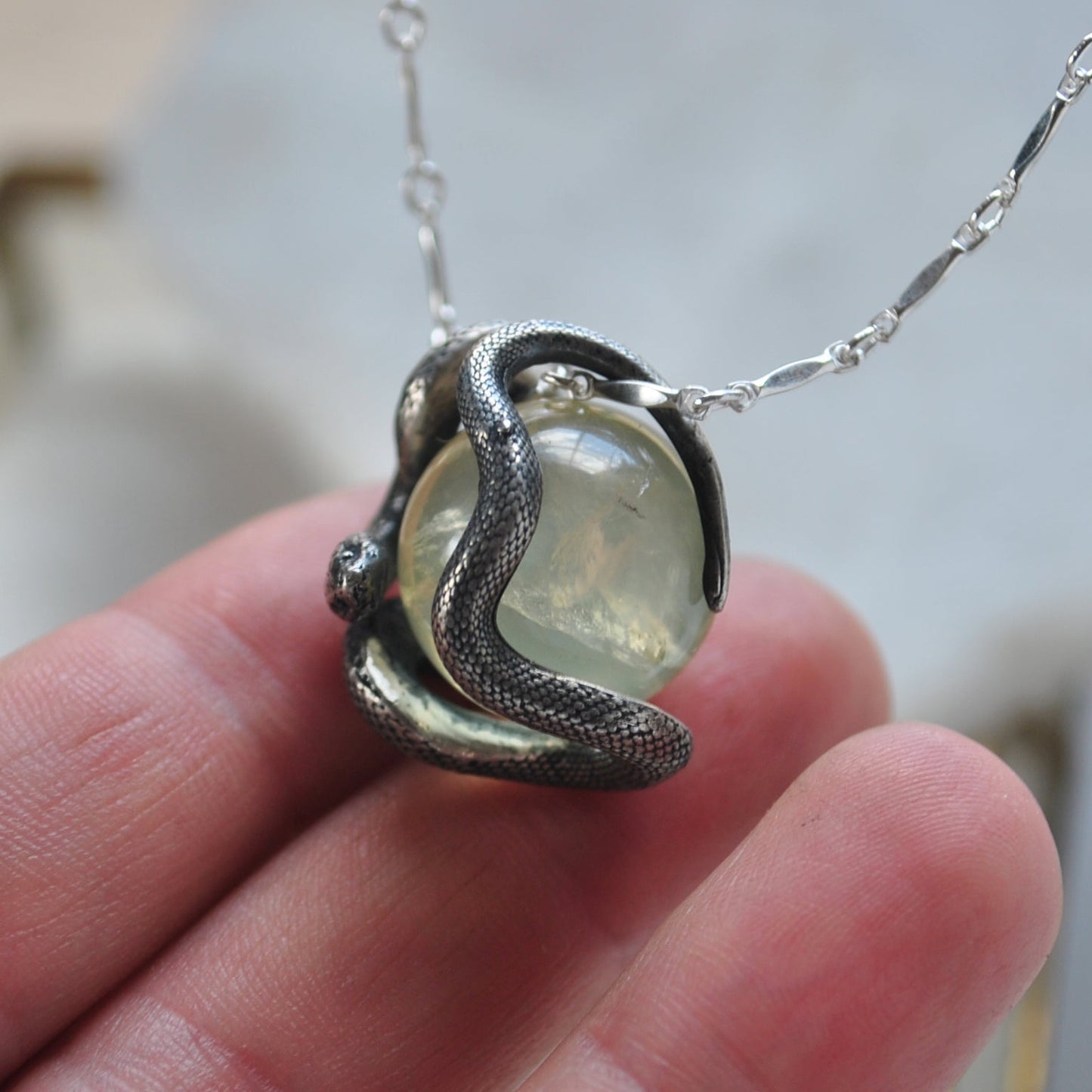 Snake Guardian - Citrine