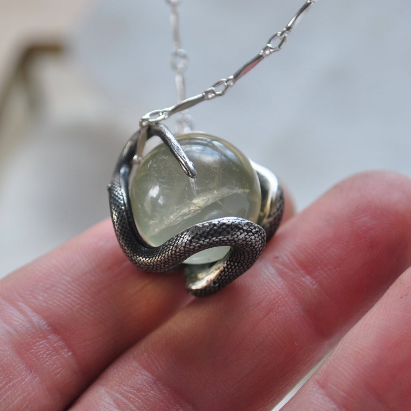 Snake Guardian - Citrine