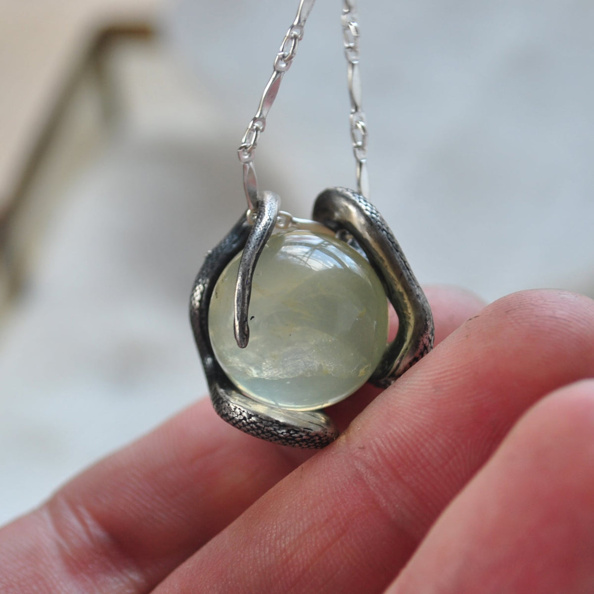 Snake Guardian - Citrine