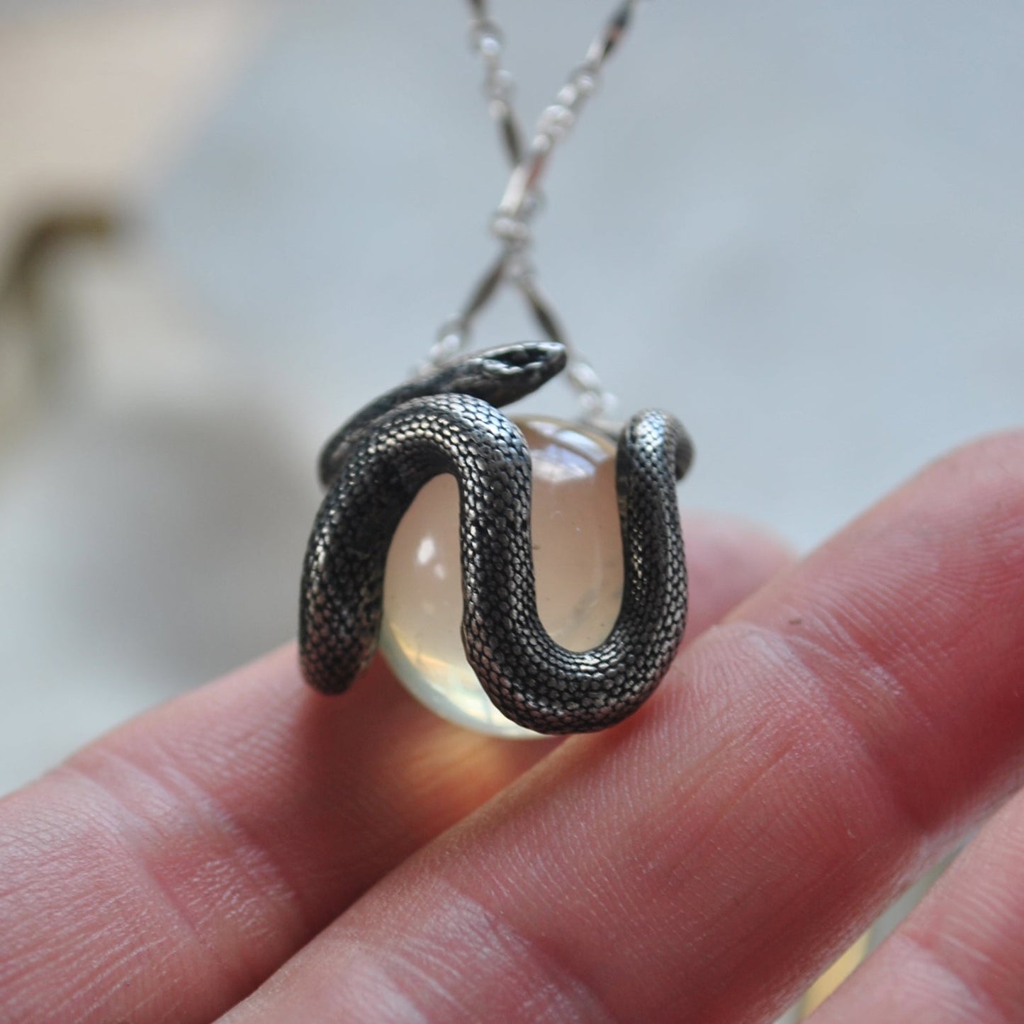 Snake Guardian - Citrine